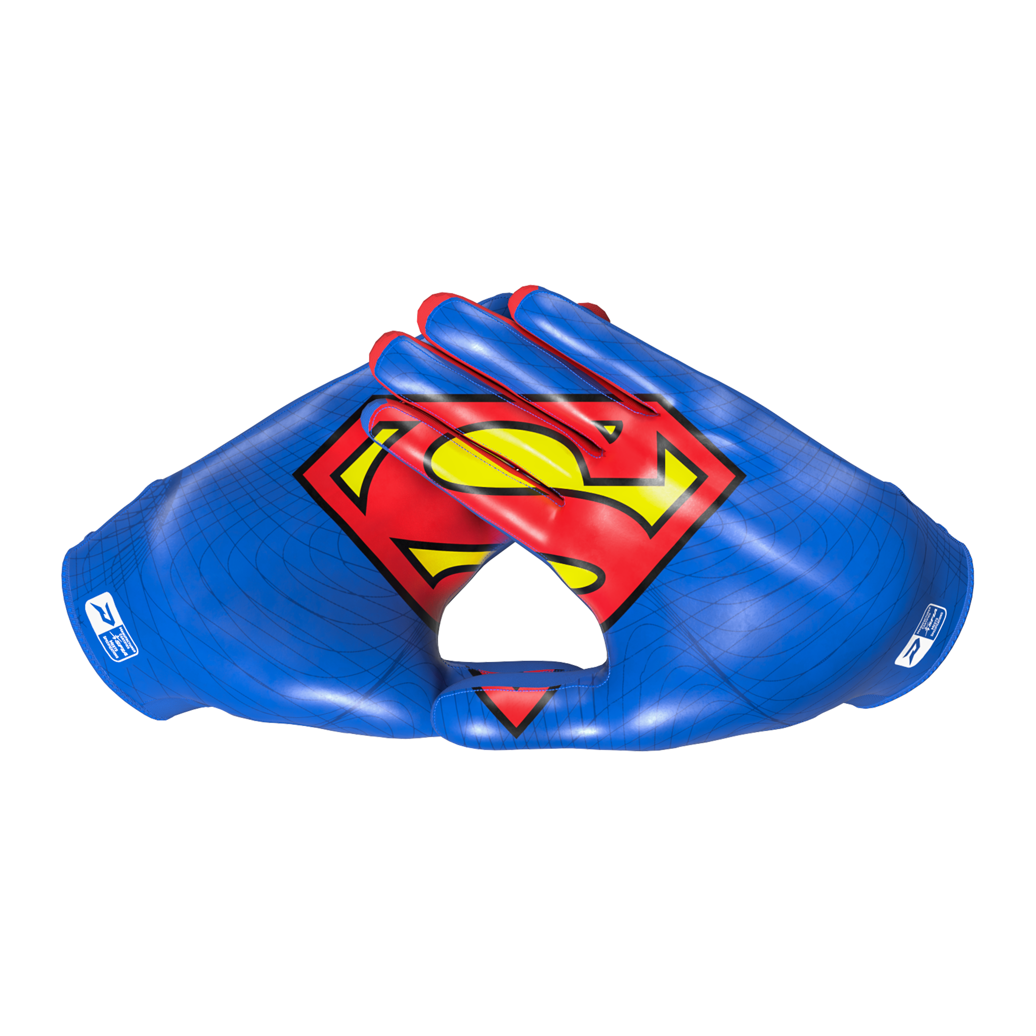 Superman Football Gloves - VPS5 by Phenom Elite