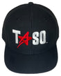 TASO Richardson 530 Black 4-stitch baseball hat. - Pro Game Sports