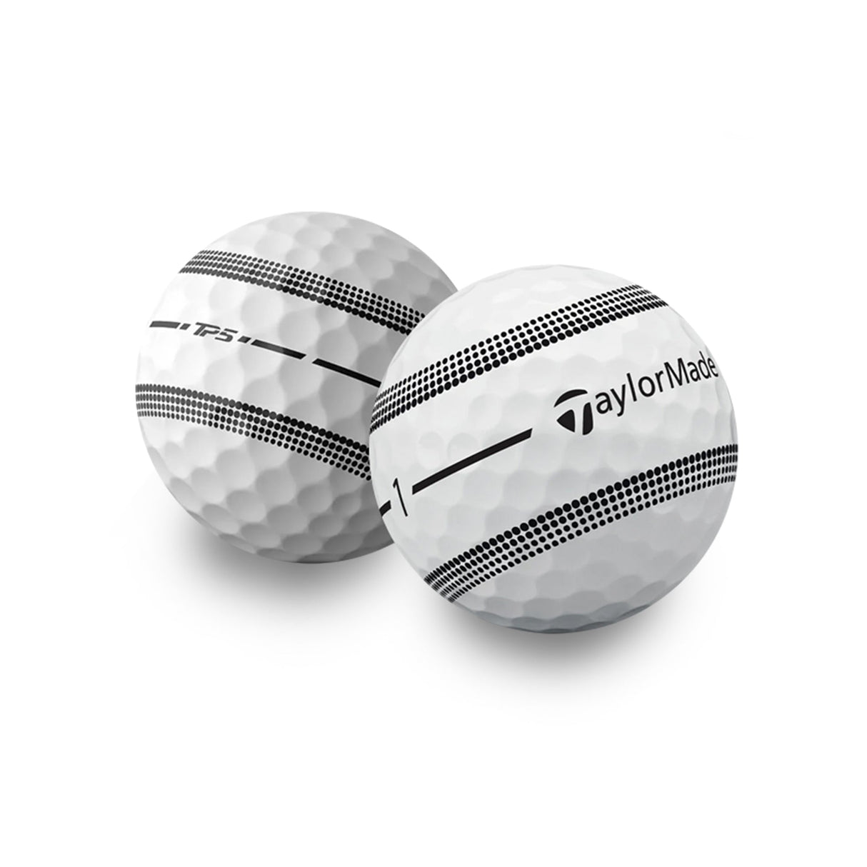 Used TaylorMade TP5 Stripe Golf Balls - 1 Dozen - Pro Game Sports