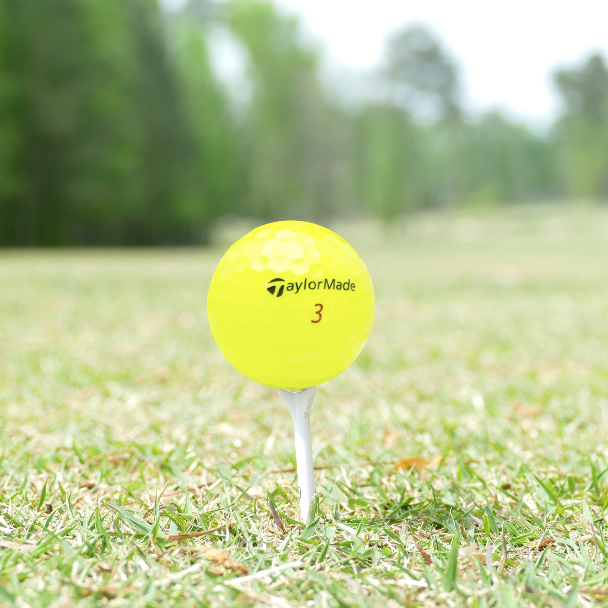 Used TaylorMade TP5x Yellow Golf Balls - 1 Dozen