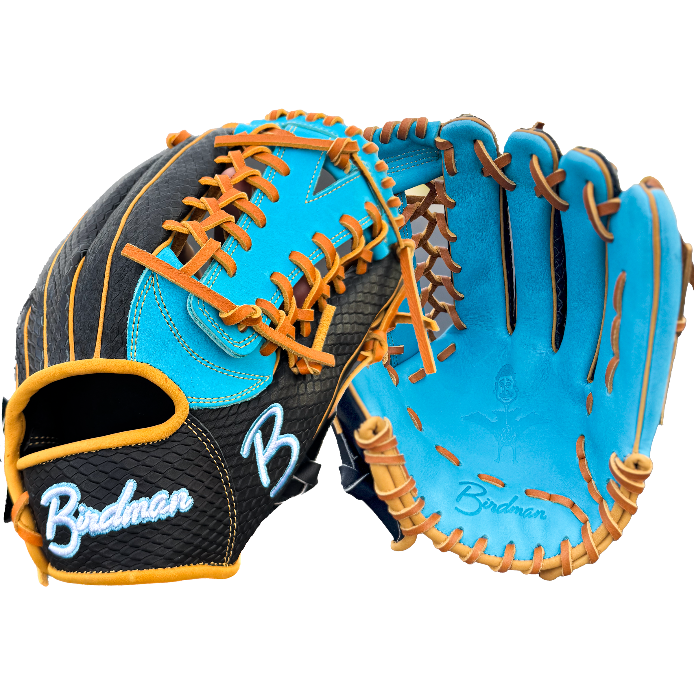 Birdman Kip 12.5" Teal/Black Snakeskin Mitt