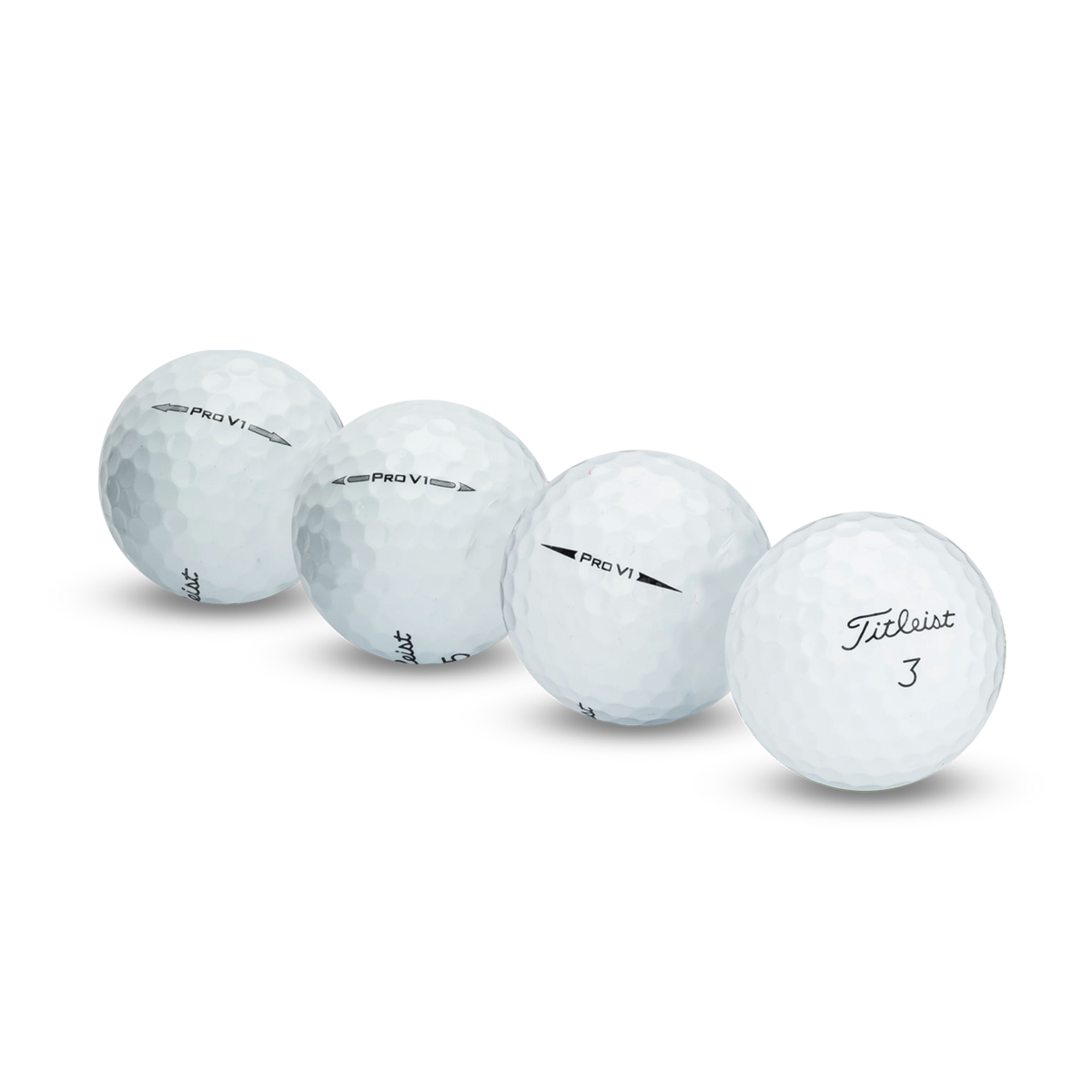 Used Titleist Pro V1 Mix Golf Balls - 1 Dozen