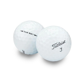 Used Titleist Tour Soft Golf Balls - 1 Dozen - Pro Game Sports