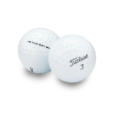Used Titleist Tour Soft Golf Balls - 1 Dozen - Pro Game Sports