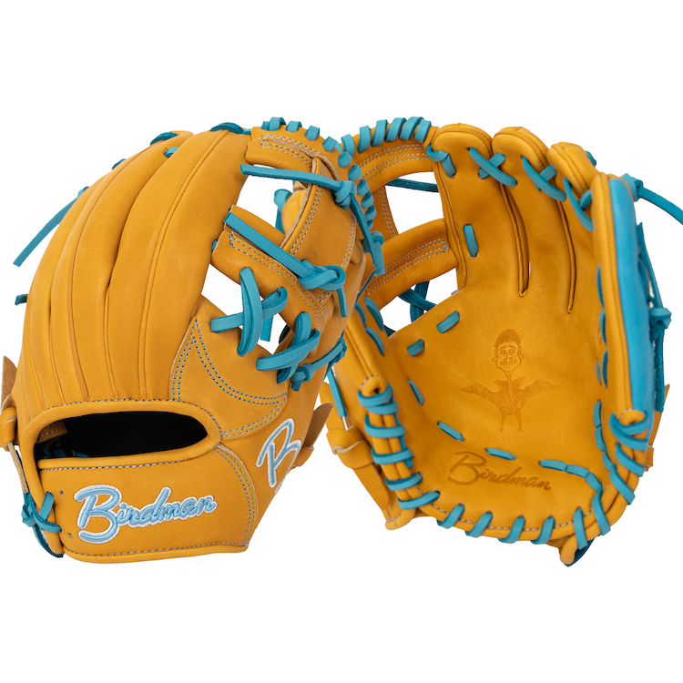 Birdman Kip 11.5" Tan/Teal Mitt