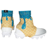 Teal Ice Cream Cleat Covers (Spats)