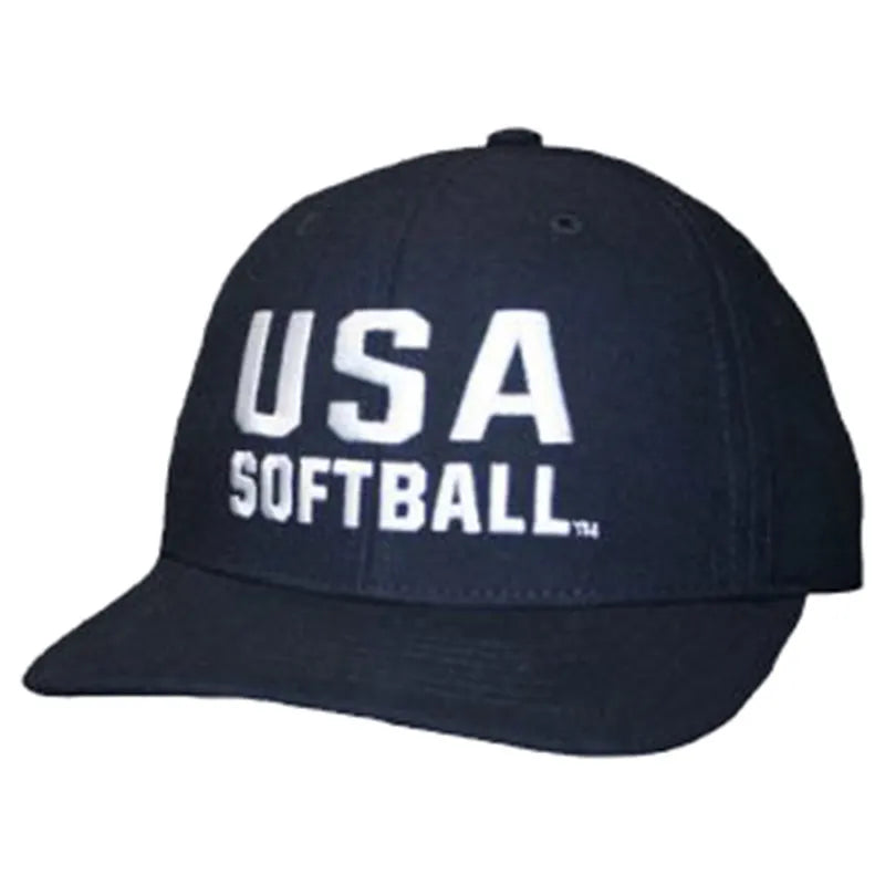 USA Softball Richardson Wool Blend Fitted 6-Stitch Hat
