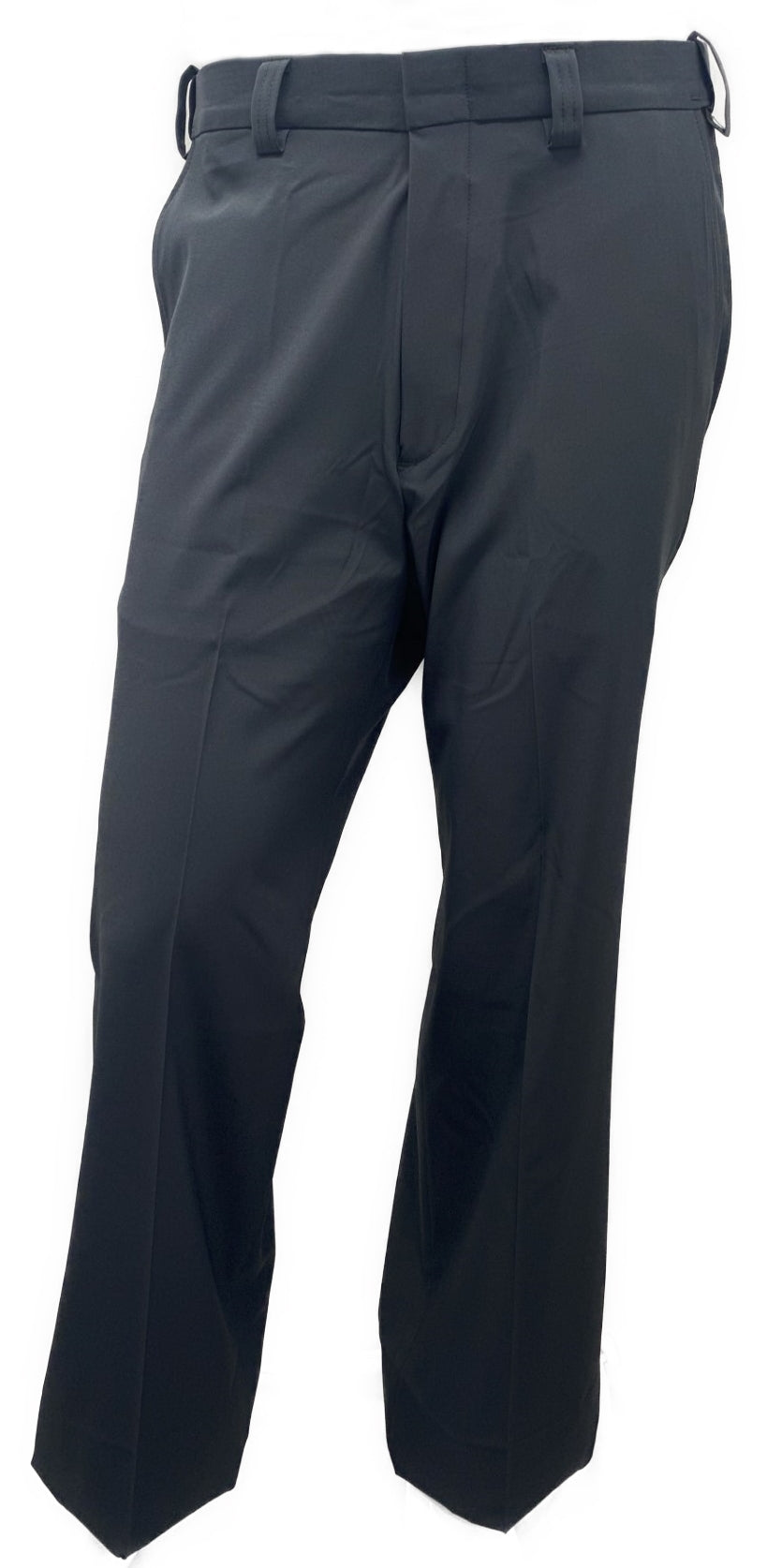 Honig's "New" Performance 4-Way Stretch Flat Front Plate Pant With Expander Waistband - Dark Charcoal - Pro Game Sports