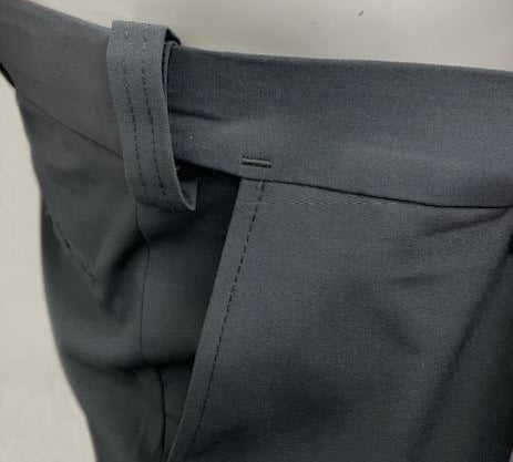 Honig's "New" Performance 4-Way Stretch Flat Front Base Pant With Expander Waistband - Dark Charcoal - Pro Game Sports