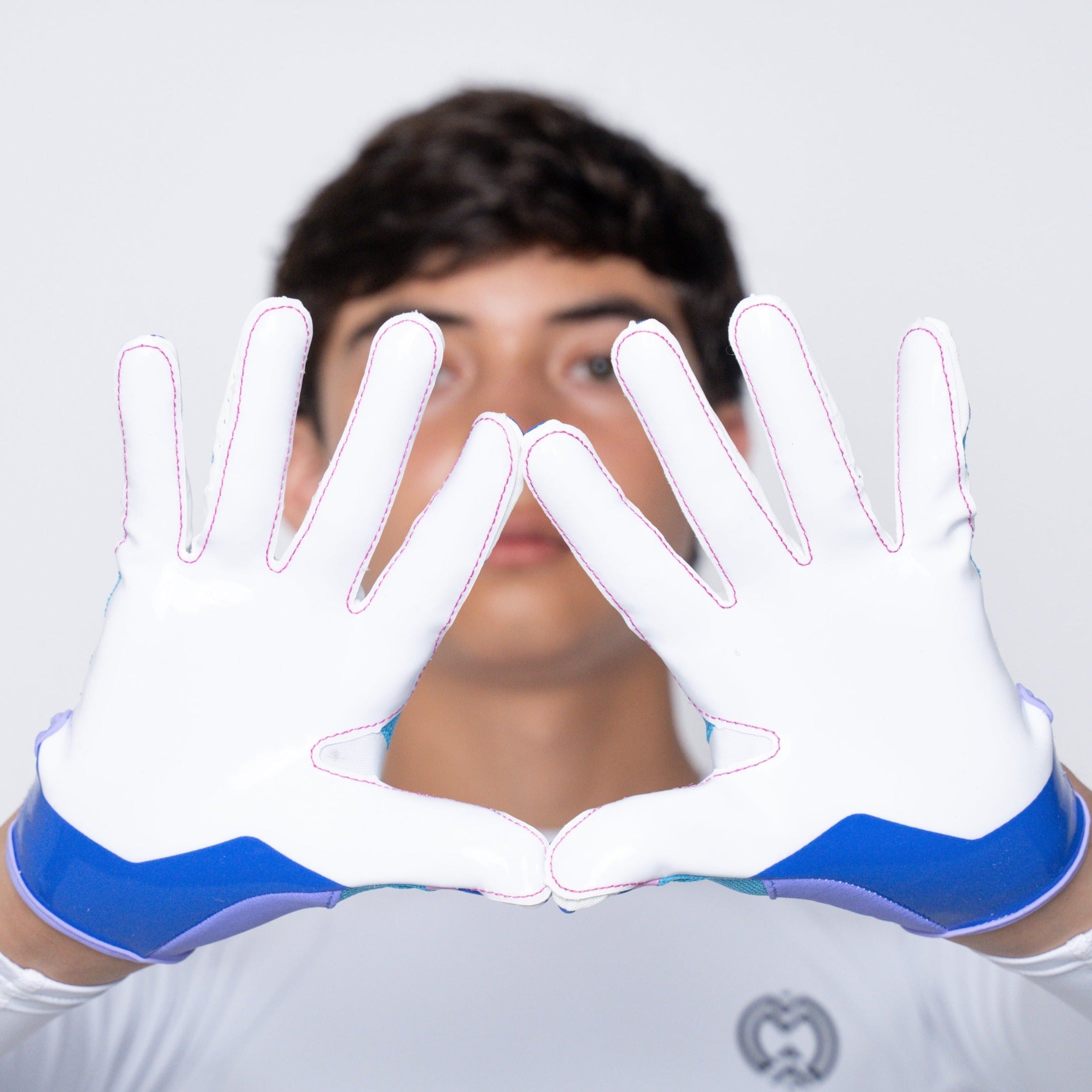 Cotton Candy EVO2 Football Gloves