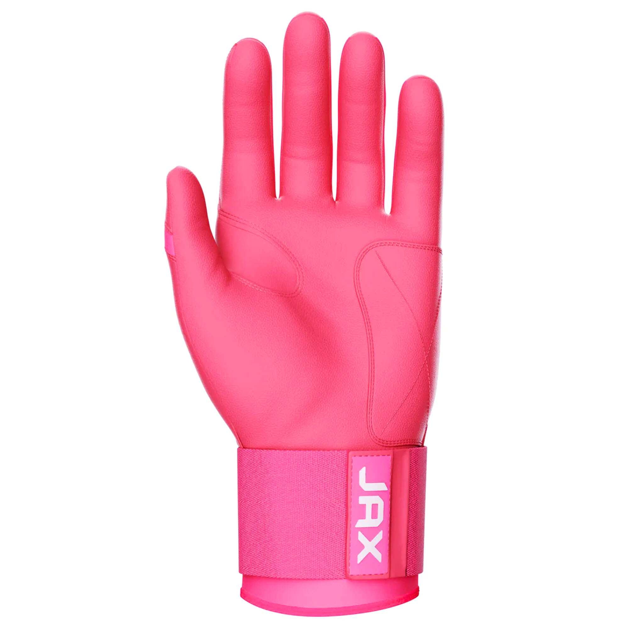 Jax Batting Gloves | Pink | Strap Cuff