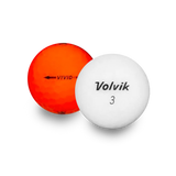 Used Volvik Vivid Color Mix Golf Balls - 1 Dozen