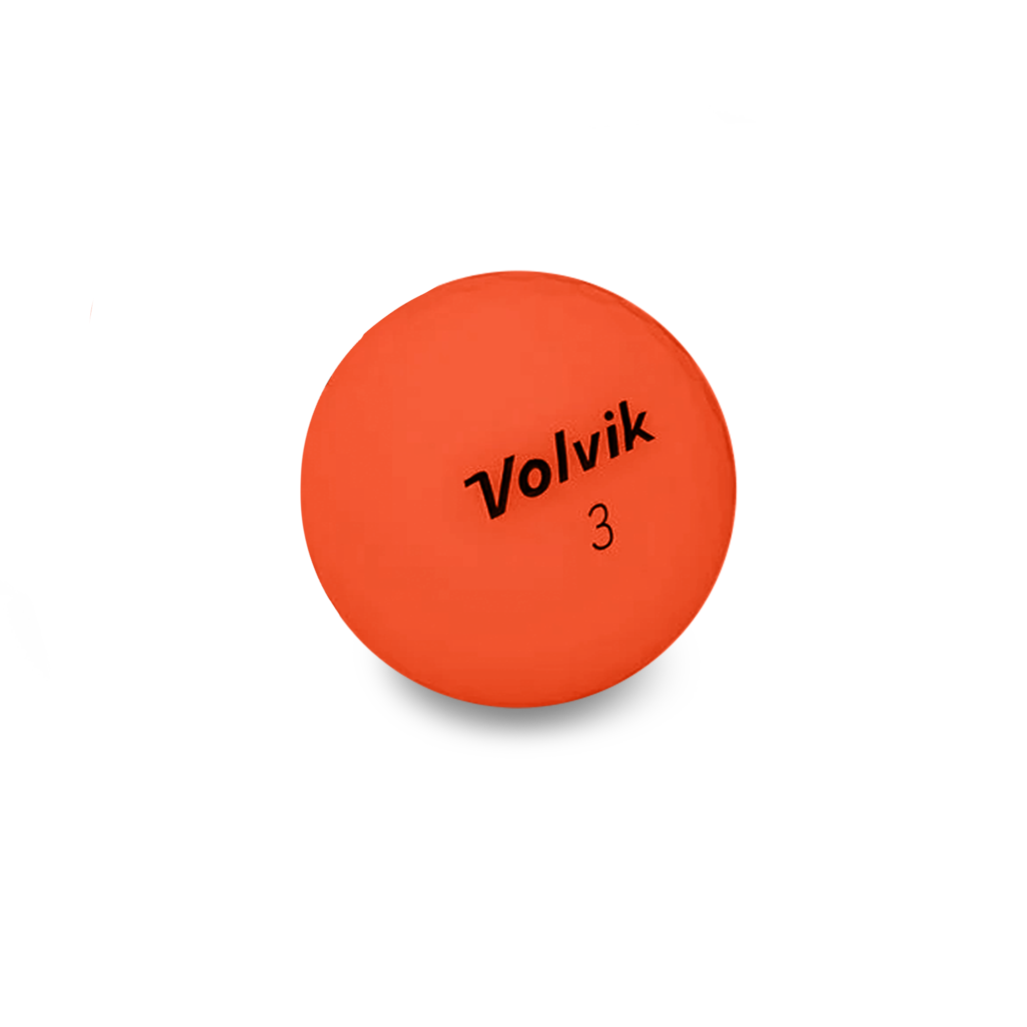 Used Volvik Vivid Orange Golf Balls - 1 Dozen