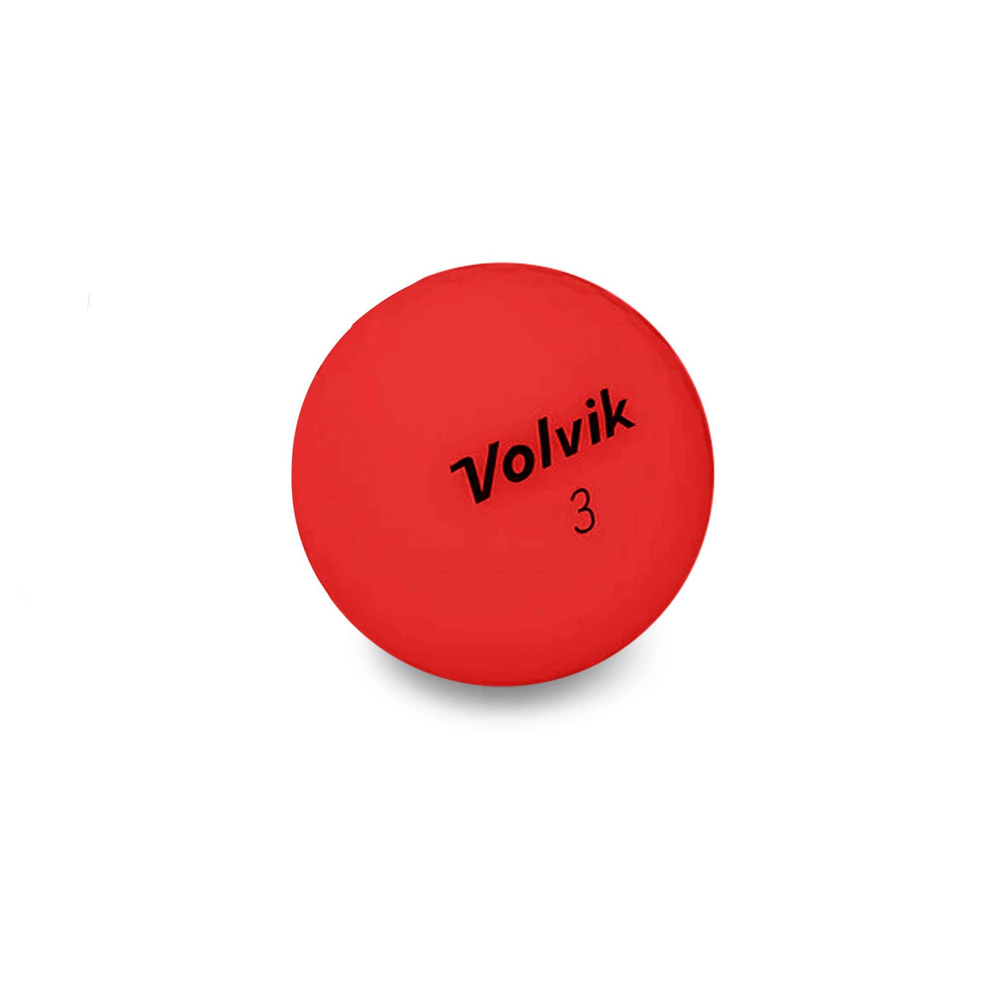 Used Volvik Vivid Red Golf Balls - 1 Dozen
