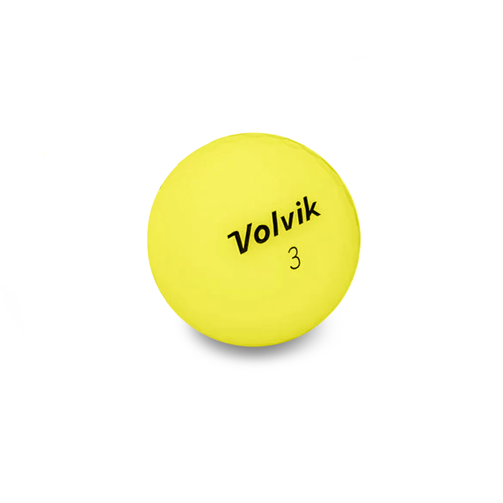 Used Volvik Vivid Yellow Golf Balls - 1 Dozen