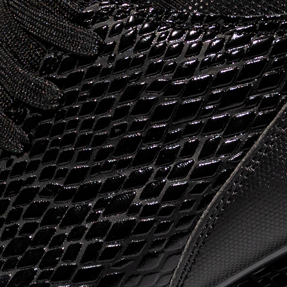 Velocity 3.0: Football Cleats - Black Cobra Skin