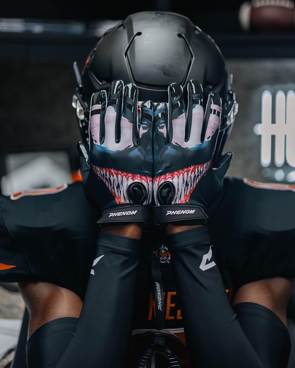 Phenom Elite Villain Football Gloves - VPS3