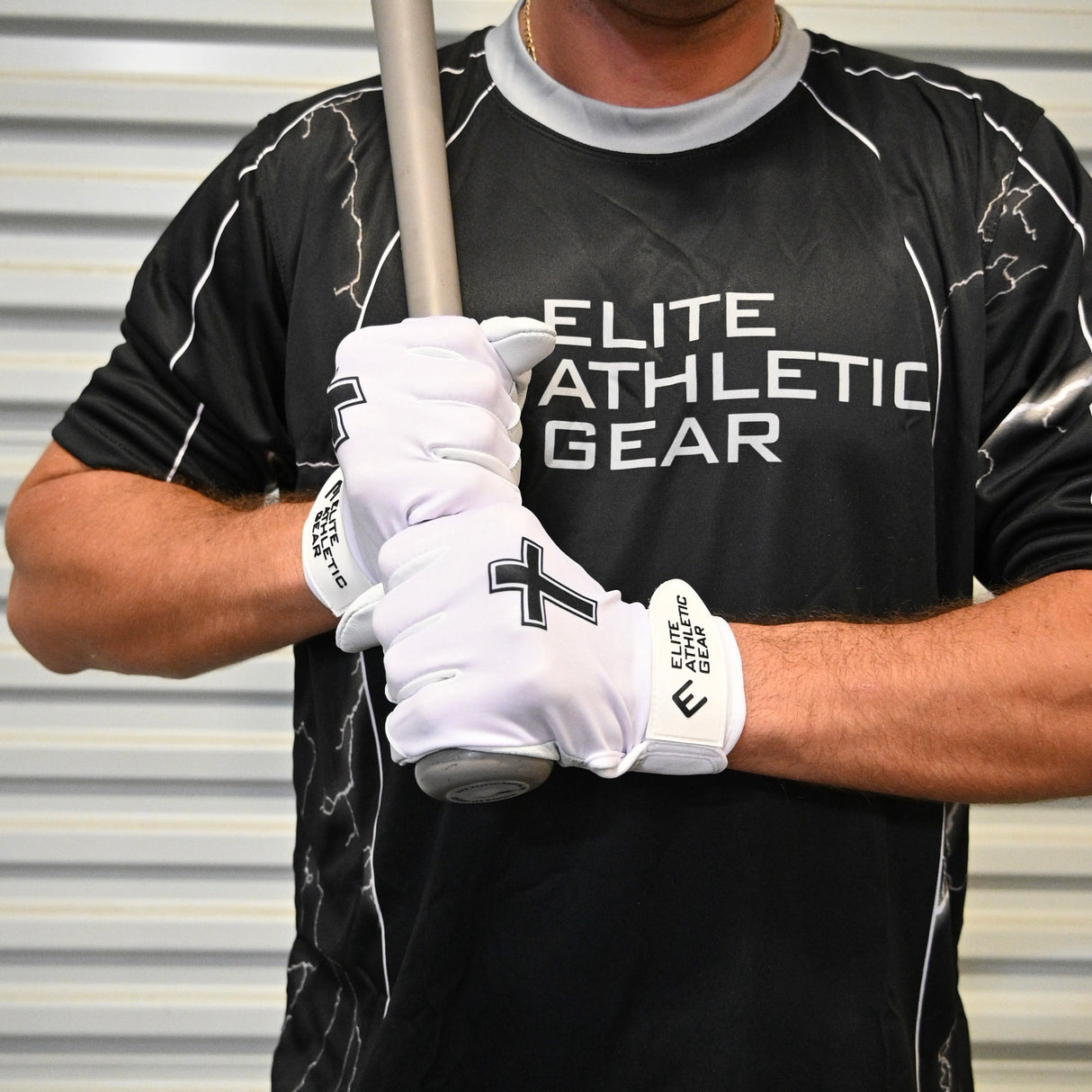 Faith Cross White Batting Gloves - Pro Game Sports