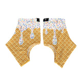 White Ice Cream Cleat Covers (Spats) - Pro Game Sports