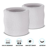 Premium Terry Cloth Cotton Wristband Pair - Pro Game Sports