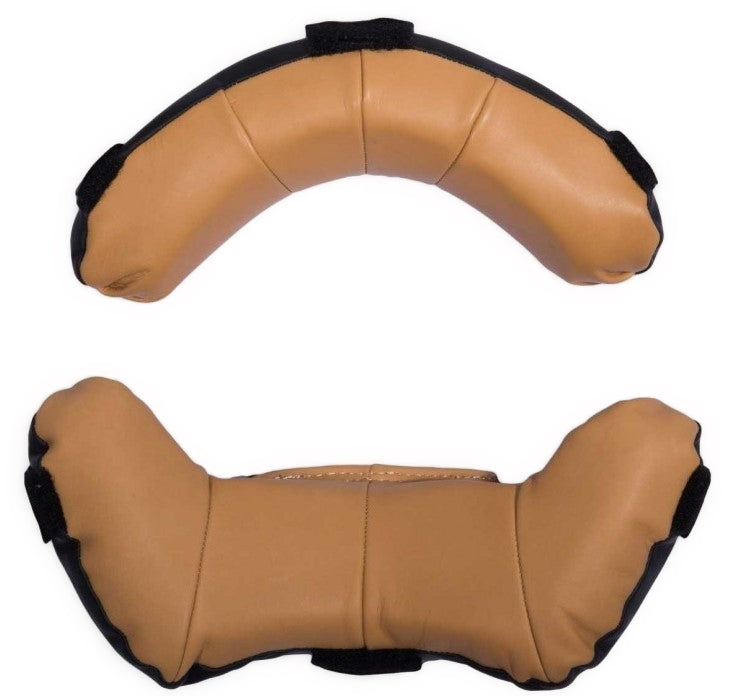 Only Masked Padding Wilson Mask Padding - Leather - Black/Tan – Pro Game Sports