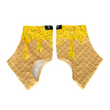 Yellow Ice Cream Cleat Covers (Spats) - Pro Game Sports