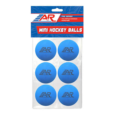 A&R Mini-Goal Hockey Balls - 6-Pack -Retail Bag