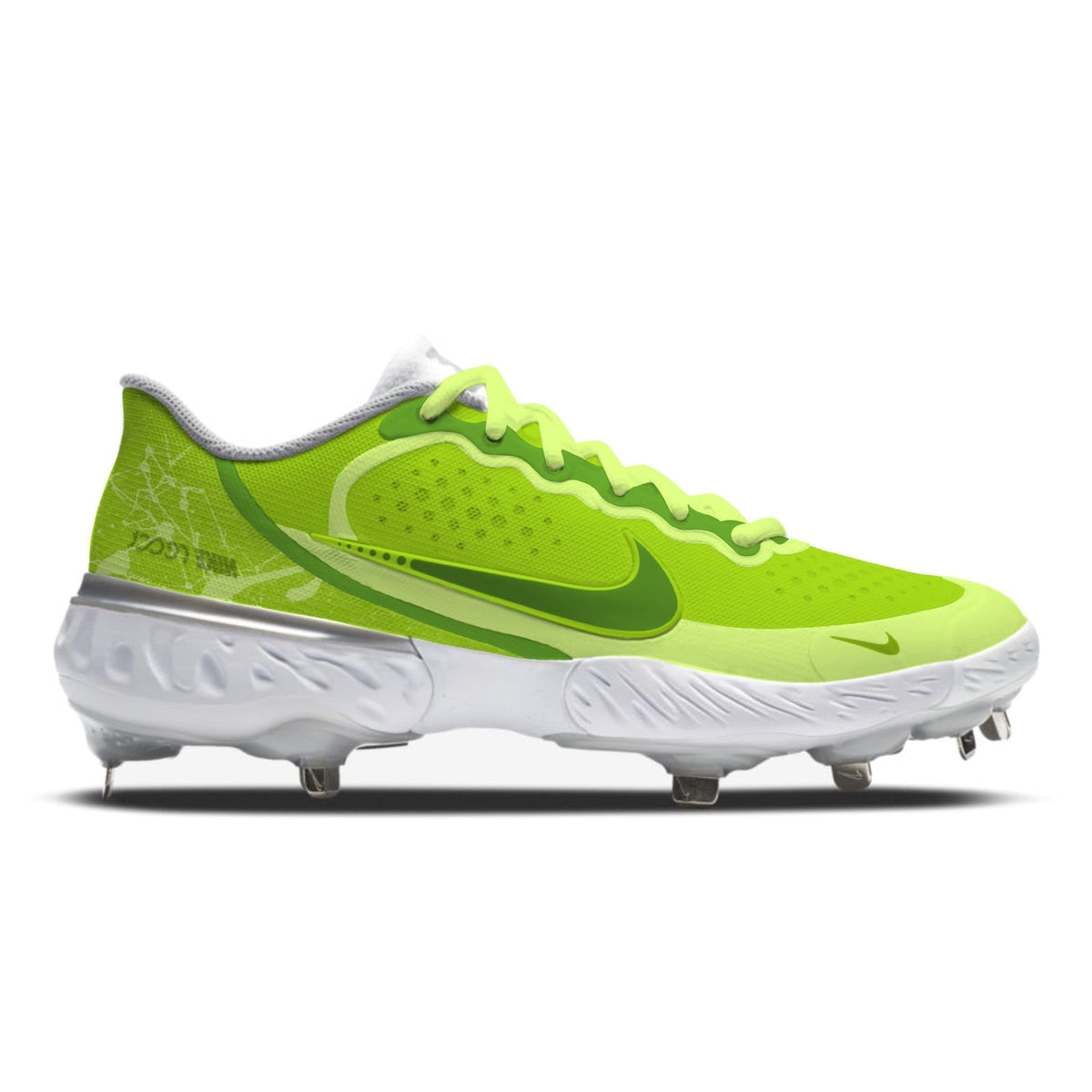 "Acid" Nike Alpha Huarache Elite 3 Low Cleats