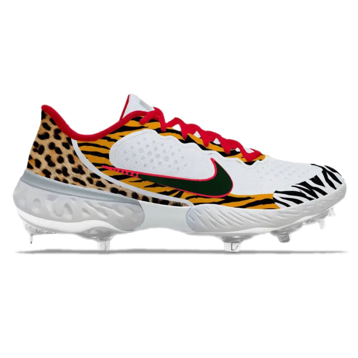 "Animal Style" Nike Alpha Huarache Elite 3 Low Cleats