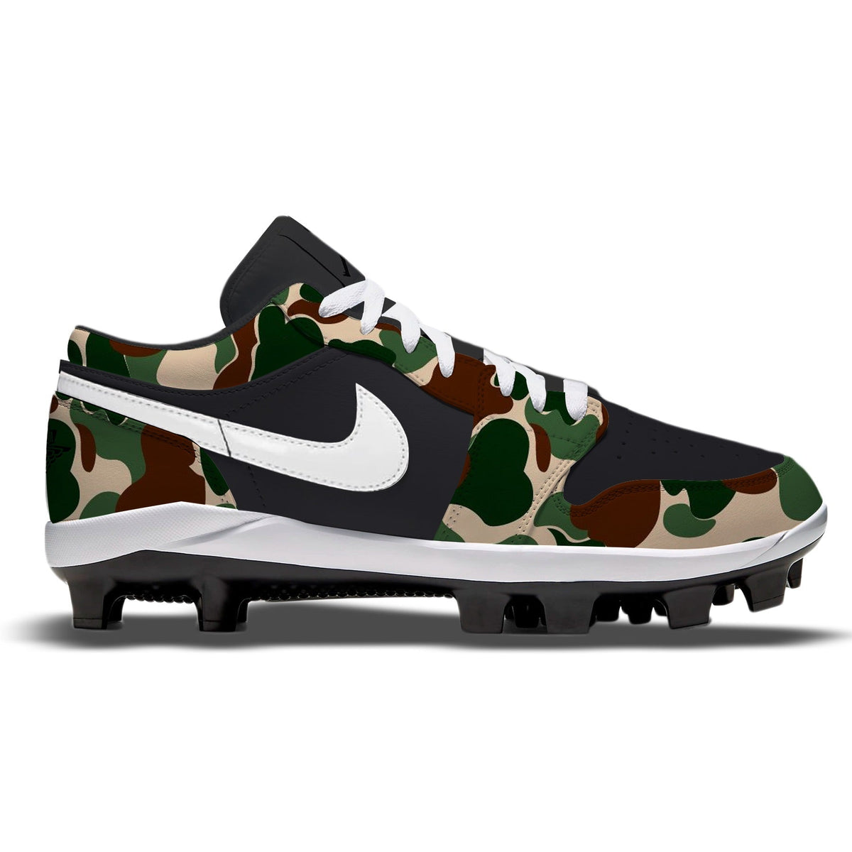 "Army Camo" Jordan 1 Retro Cleats