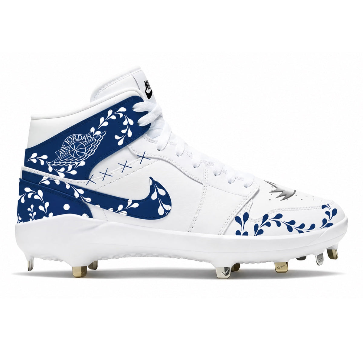 "Azule" Jordan 1 Retro Cleats