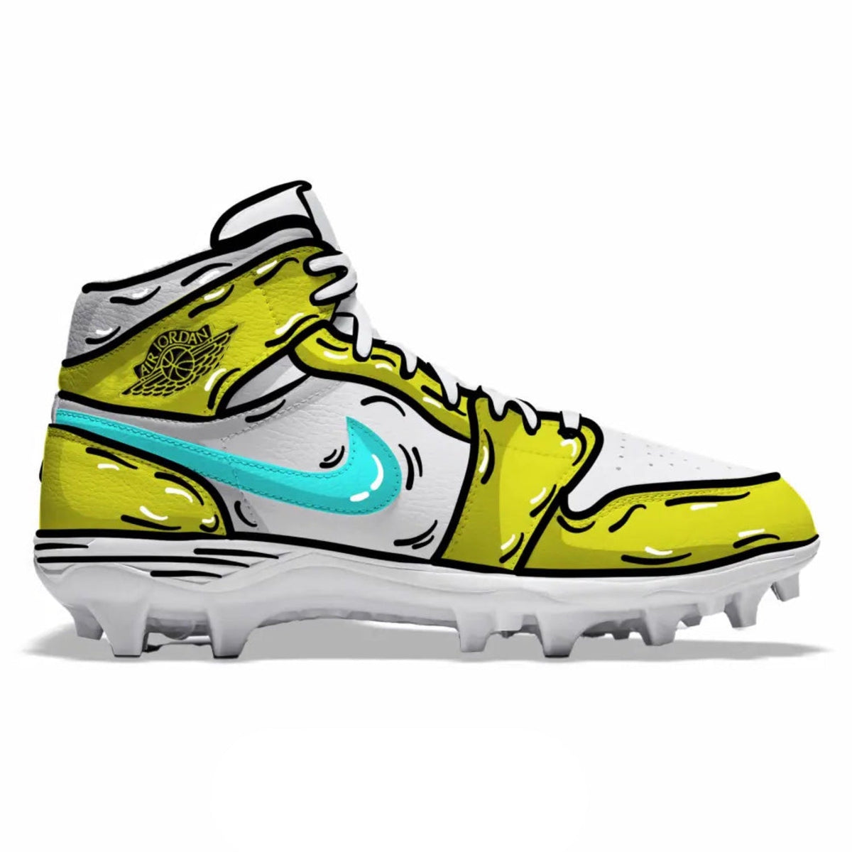 "Bahamas Cartoon" Jordan 1 TD Cleats