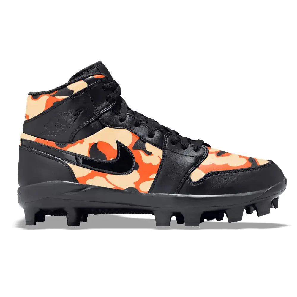 "Bay Area Camo" Jordan 1 Retro Cleats