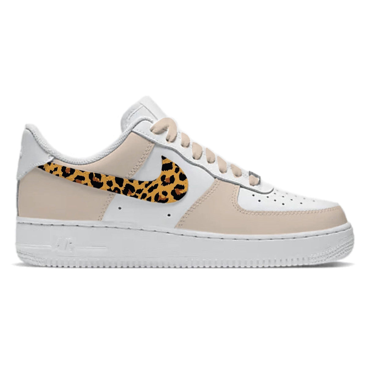 "Beige Cheetah" Nike Air Force 1 Low Shoes