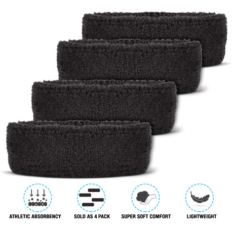 Suddora 1" Armband/Wristband [4-Pack] - Pro Game Sports