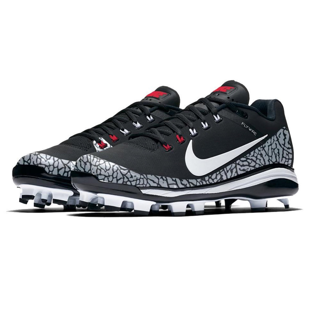 "Black Cement" Nike Air Clipper Cleats