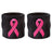 Pink Ribbon Wristband Pair - Pro Game Sports