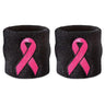 Pink Ribbon Wristband Pair - Pro Game Sports
