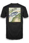 Striper Sea Chart Short Sleeve T-Shirt