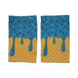 Blue Ice Cream Wrist Support Sleeves - Pro Game Sports