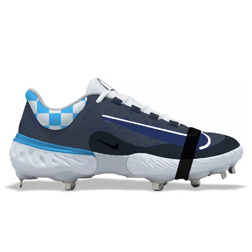 "Blue Lobster" Nike Alpha Huarache Elite 4 Low Cleats
