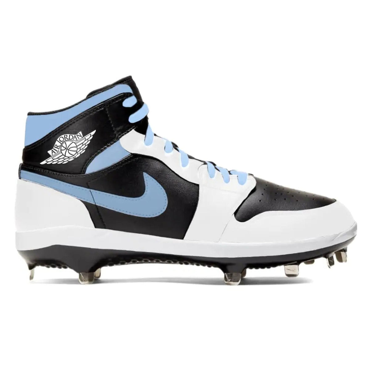 "Blue Panda" Jordan 1 Retro Cleats