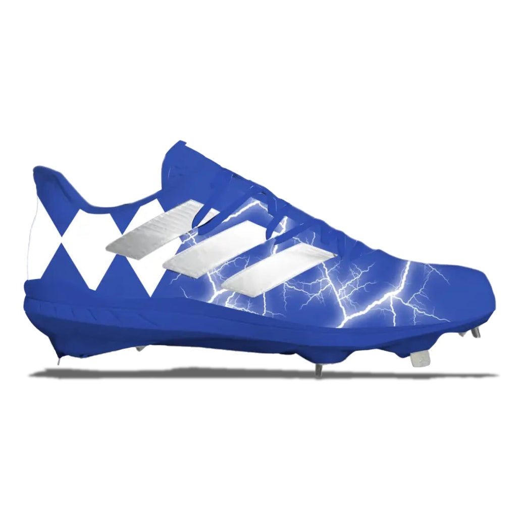 "Blue Ranger" Adidas Adizero Afterburner 8 Cleats