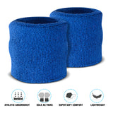 Premium Terry Cloth Cotton Wristband Pair - Pro Game Sports