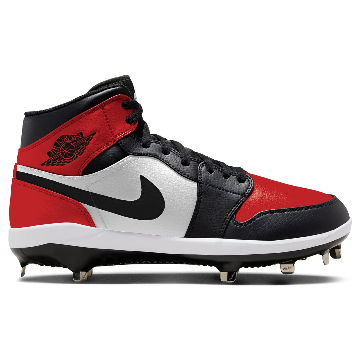 "Bred Toe" Jordan 1 Retro Cleats
