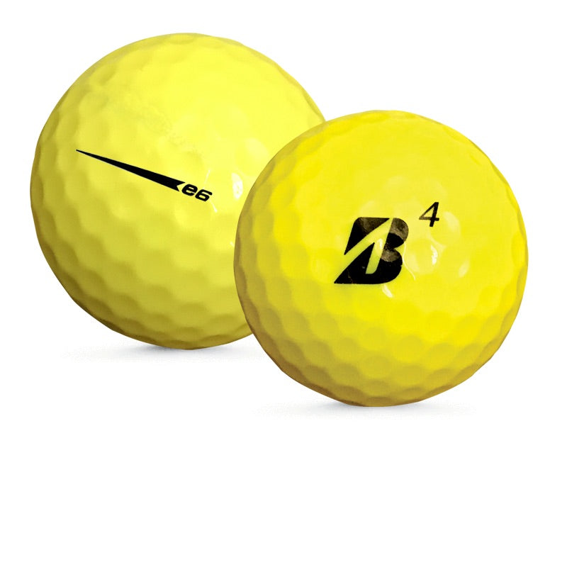 Used Bridgestone e6 2019 Yellow - 1 Dozen