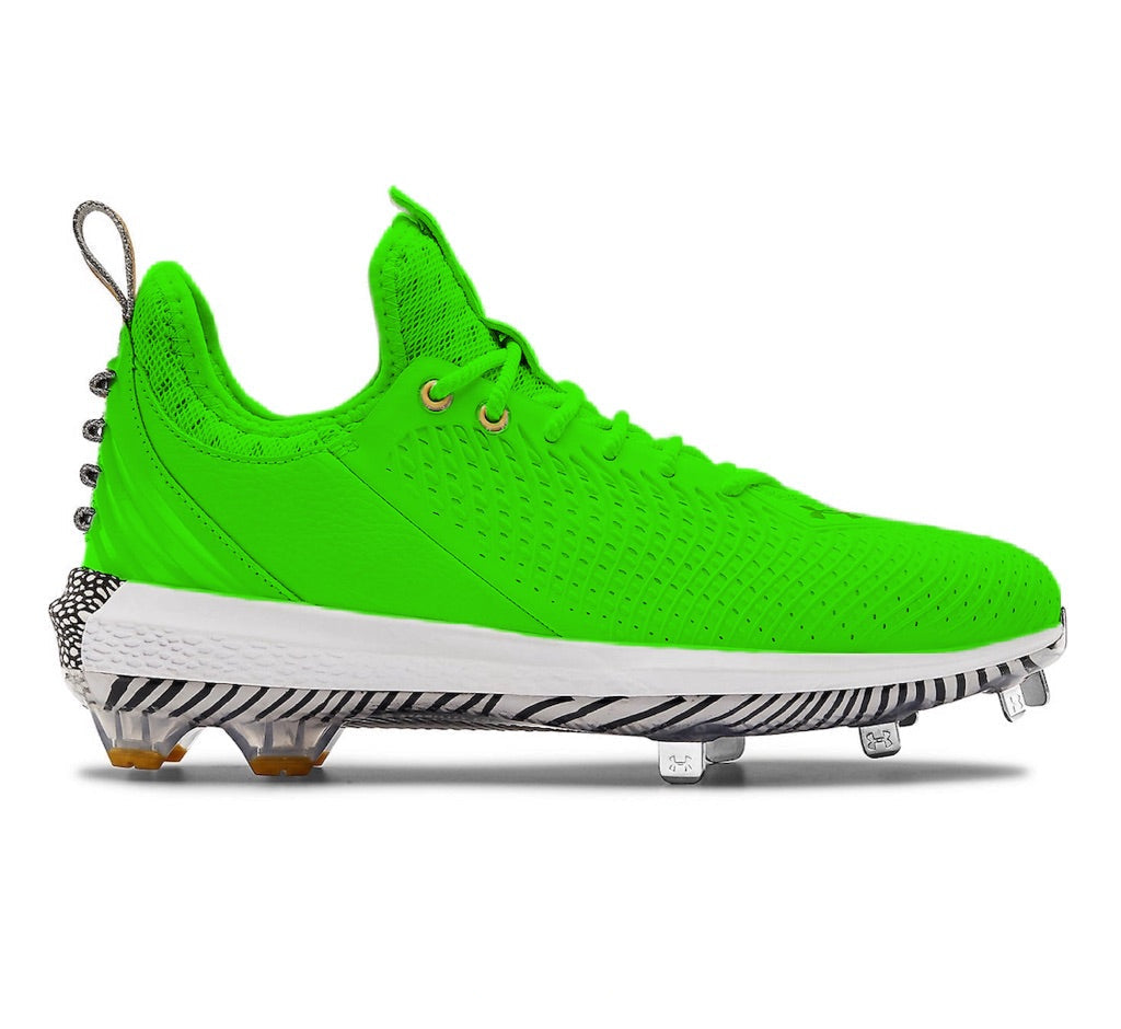 "Bright Green" Under Armour Harper 5 Cleats