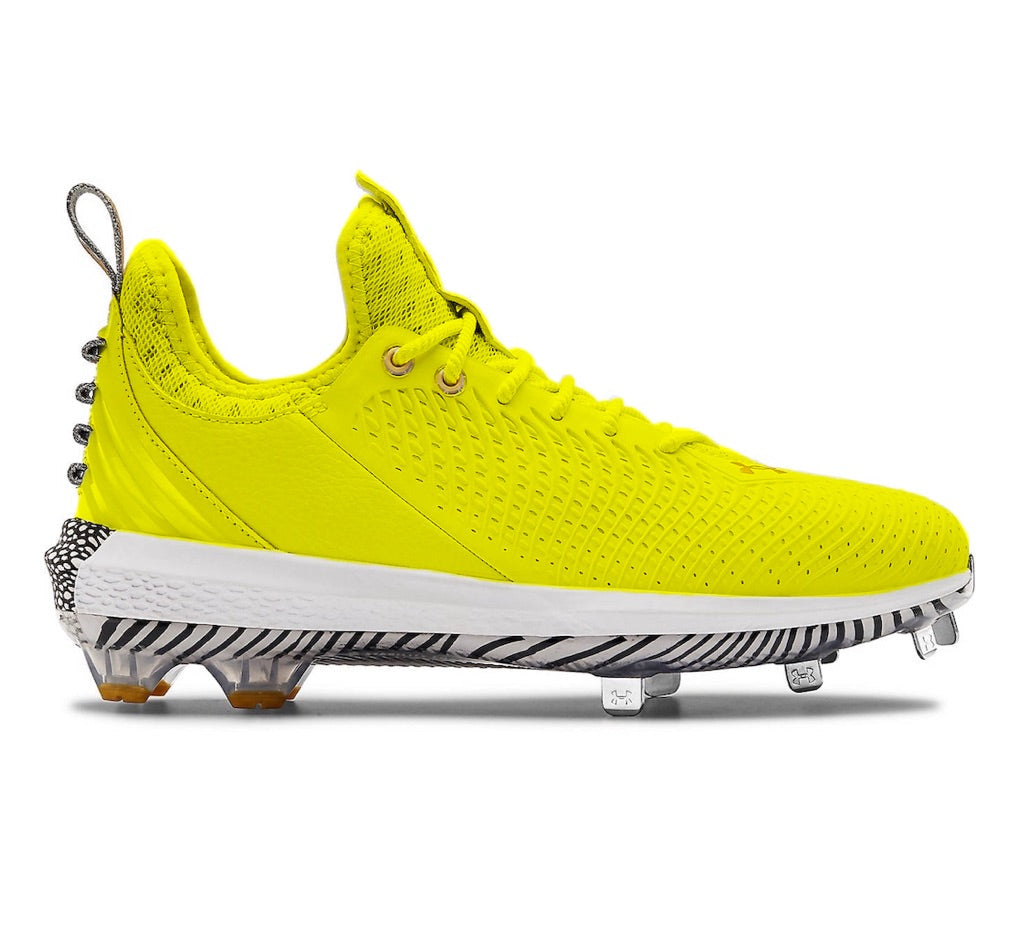 "Bright Yellow" Under Armour Harper 5 Cleats