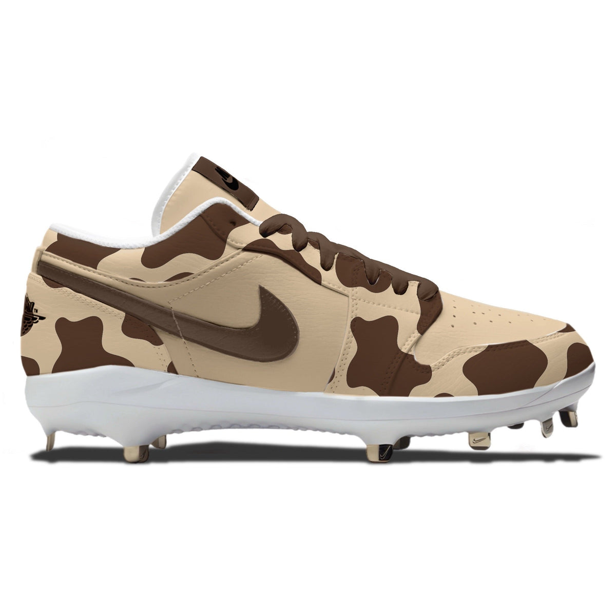 "Brown Cow" Jordan 1 Retro Cleats