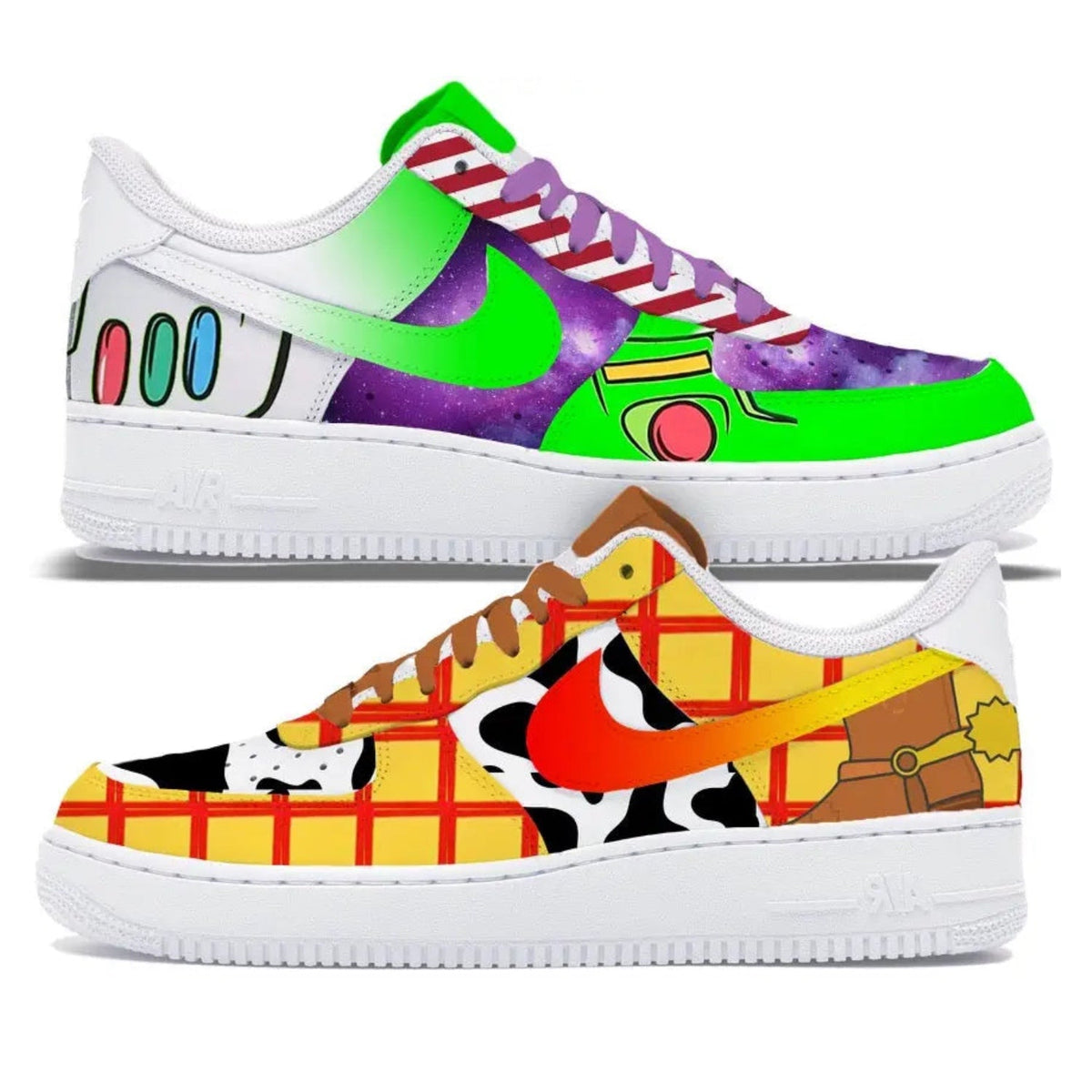 "Buzz & Woody" Nike Air Force 1 Low Shoes